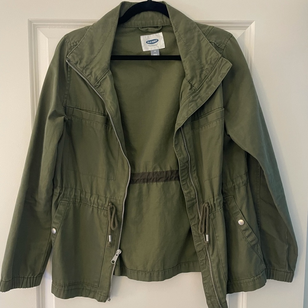 Old Navy Green Utility Coat, size medium